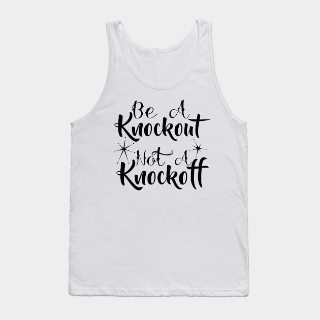 Knockout vs. Knockoff (II) Tank Top by Retro_Rebels